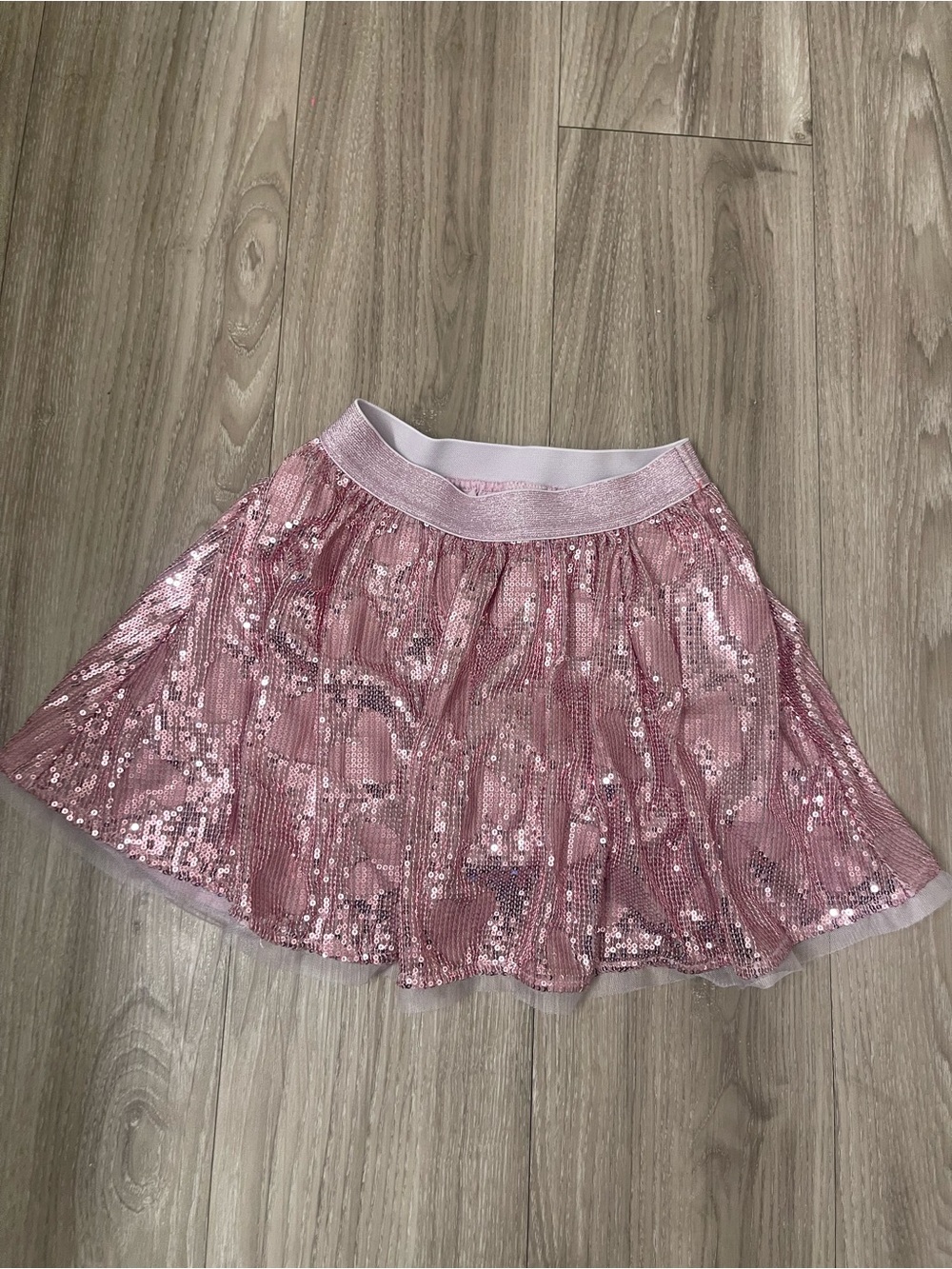 Cat & Jack Pink Sequin Skater Skirt